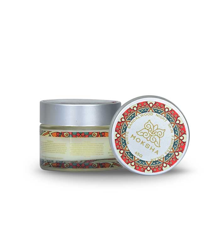 Moksha Face Cream – White Sandalwood Night Cream